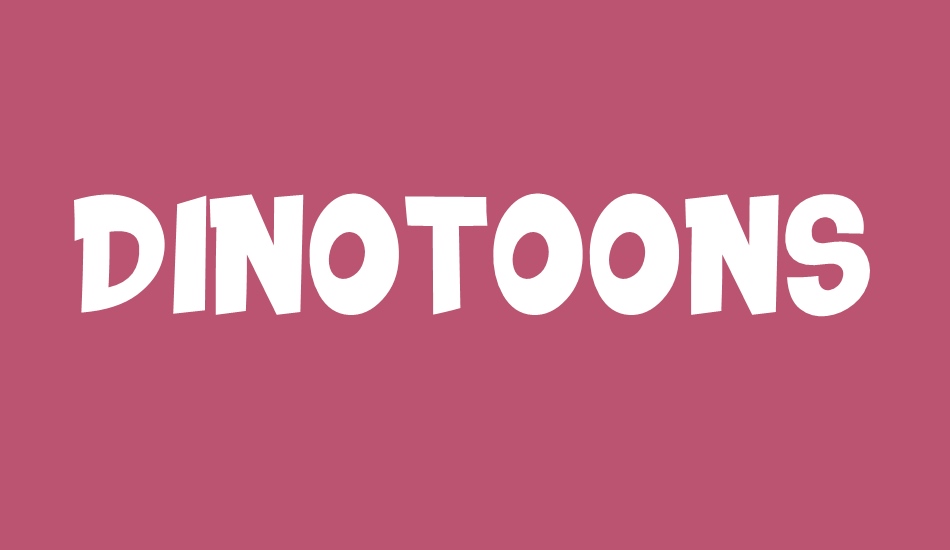 DINOTOONS font big