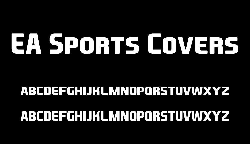 EA Sports Covers SC font