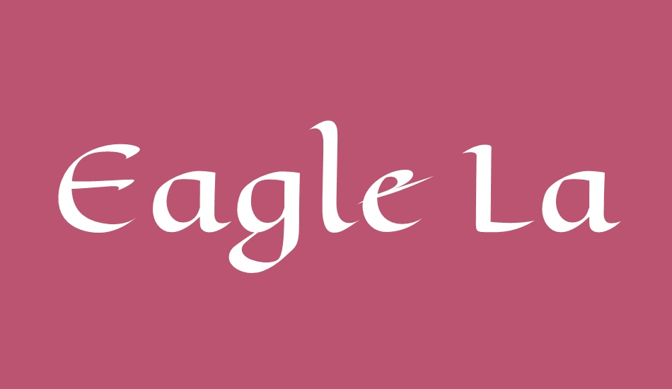 Eagle Lake font big