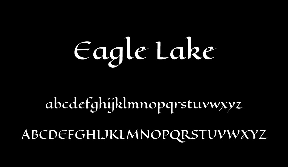 Eagle Lake font