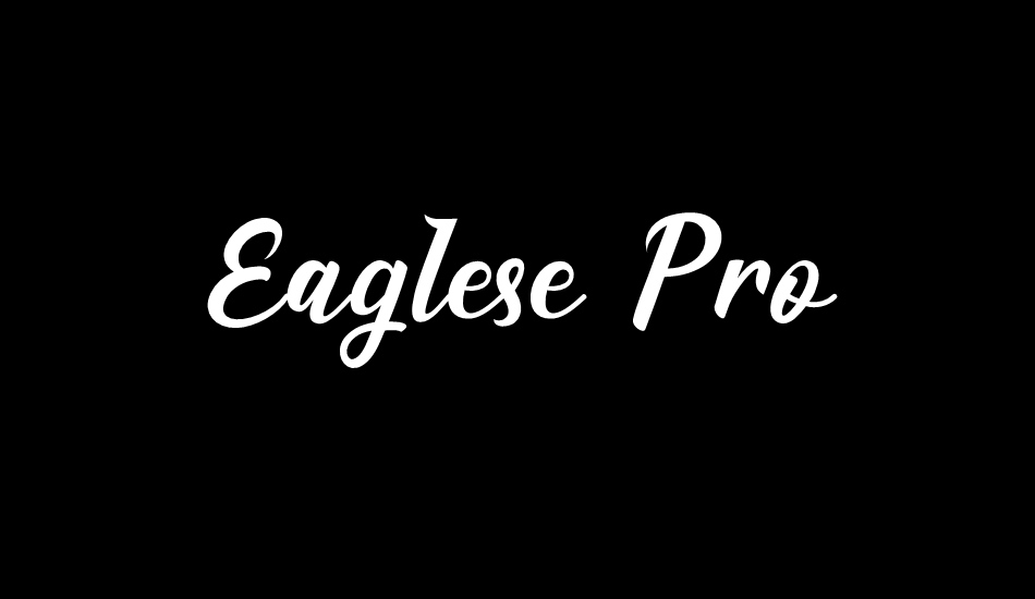 Eaglese Pro font big
