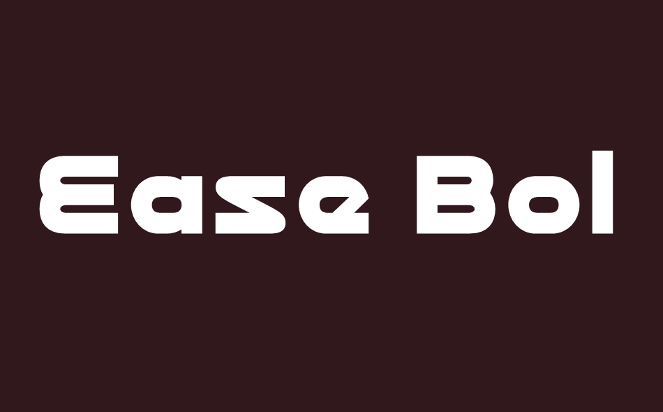 Ease Bold font big