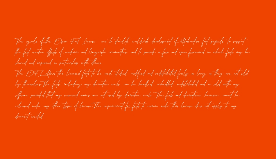 East liberty signature font 1