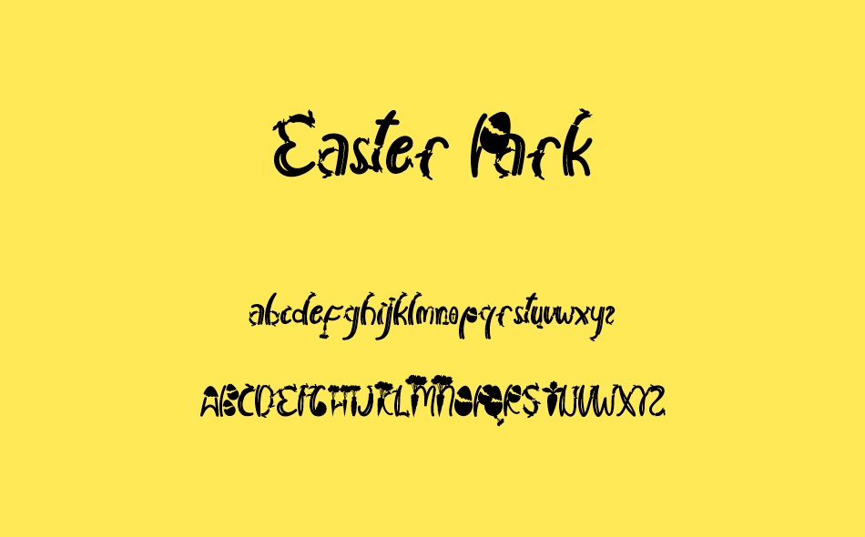 Easter Park font