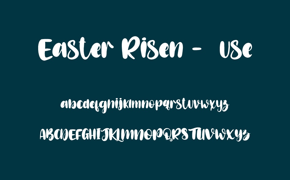 Easter Risen font