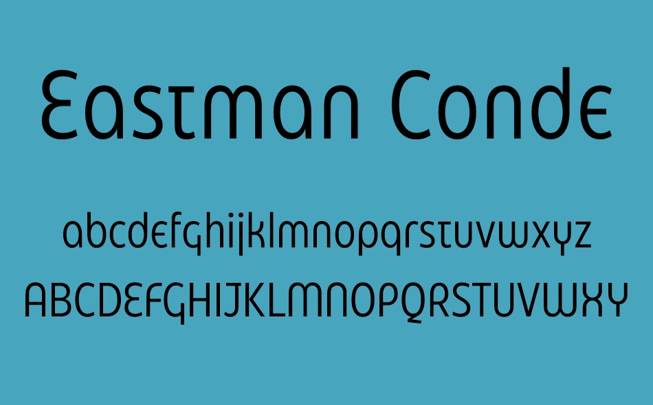 Eastman Condensed Alt font