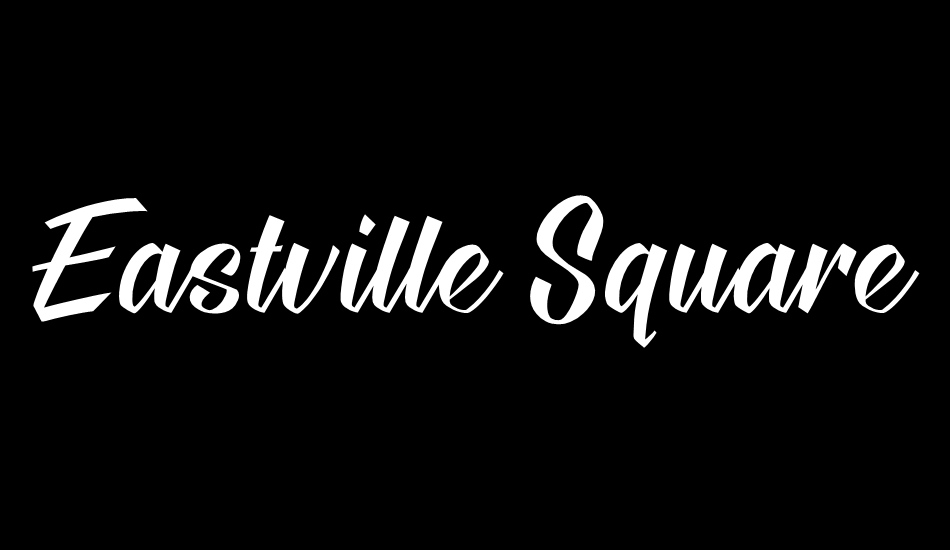 Eastville Square US Regular font big