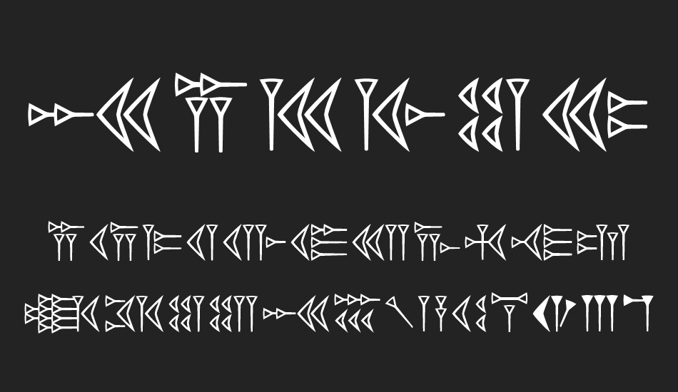 EasyCuneiform font