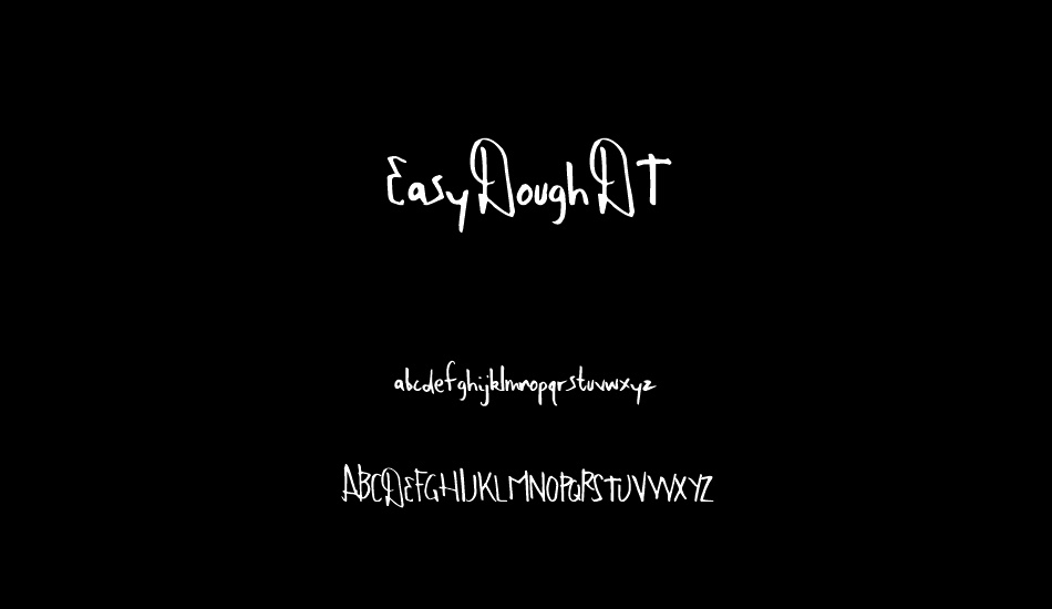 EasyDoughDT font