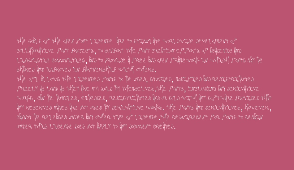 EasyRomance font 1