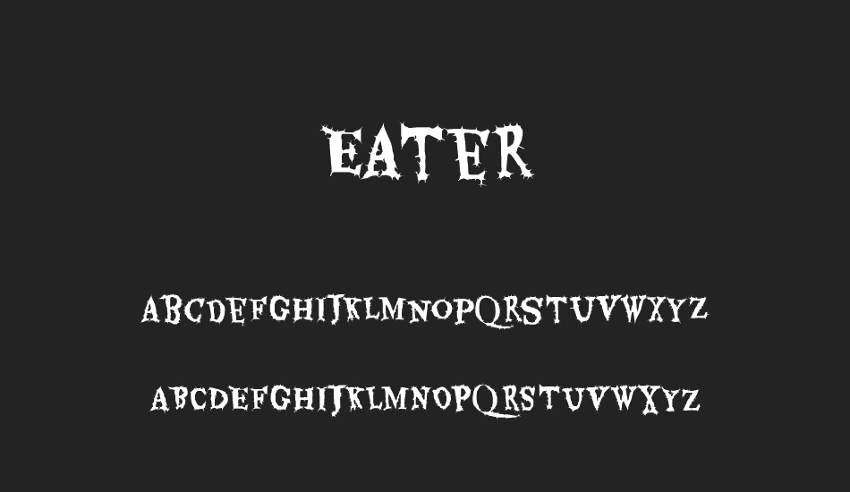 Eater font