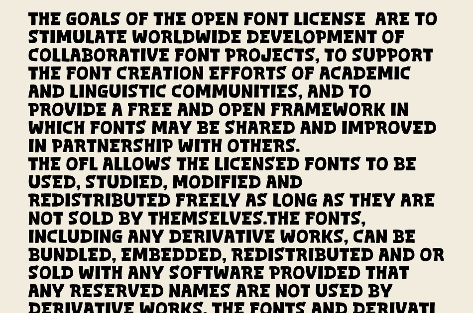 Eazybold font 1