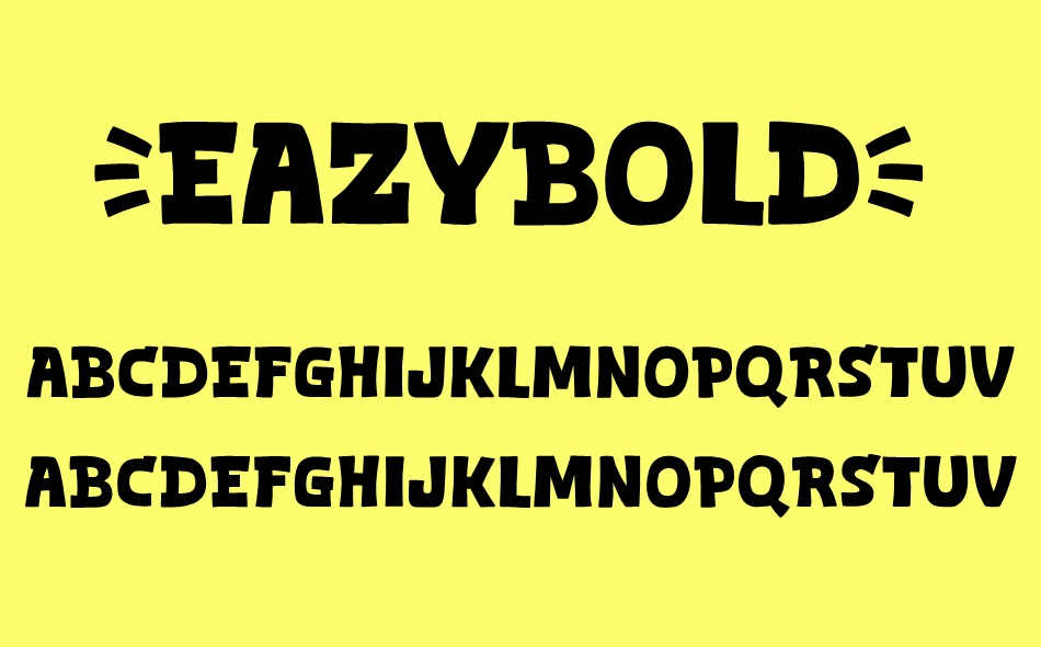 Eazybold font
