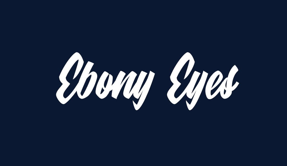 ebony-eyes-personal-use font big