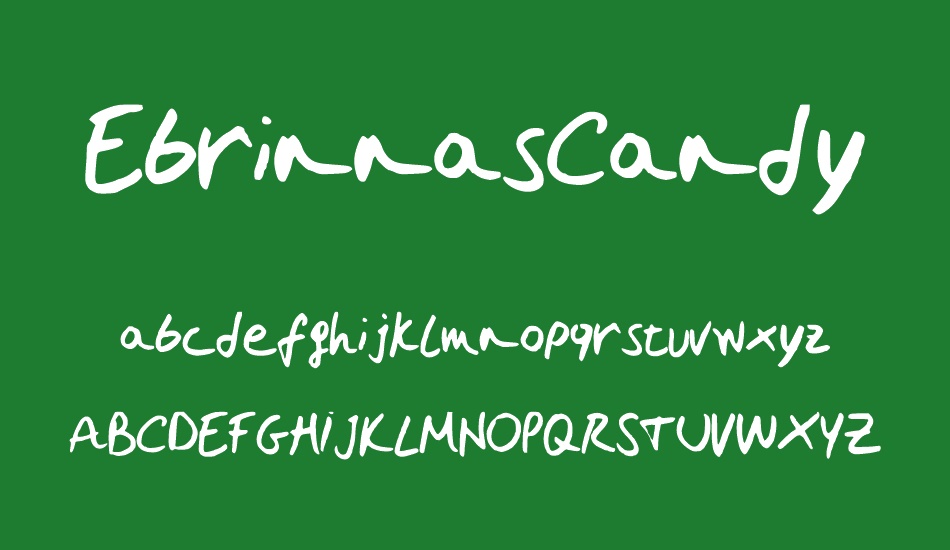 EbrinnasCandy font