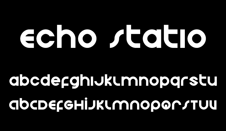 Echo Station font