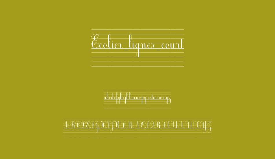 Ecolier_lignes_court font