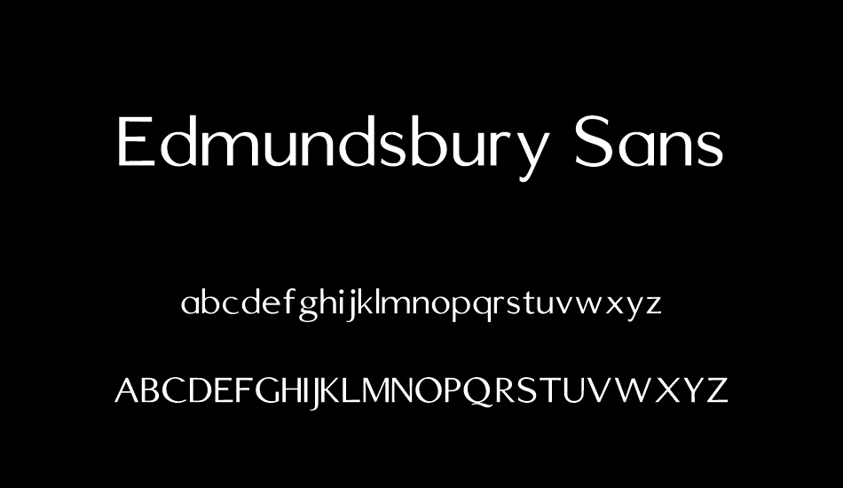 Edmundsbury Sans Regular font
