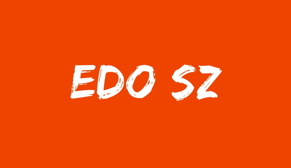 Edo SZ font big