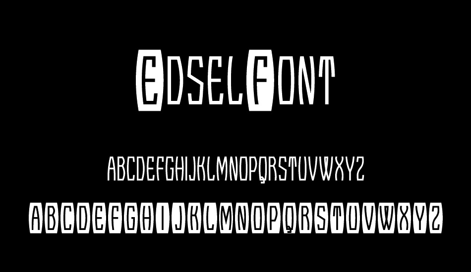 EdselFont font