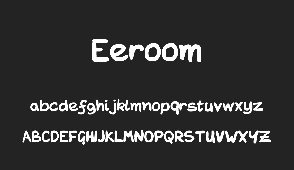 Eeroom font