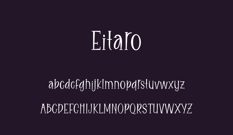 Eitaro font