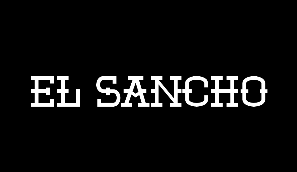 El Sancho Rancho font big
