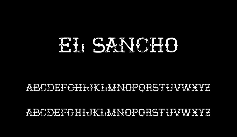 El Sancho font