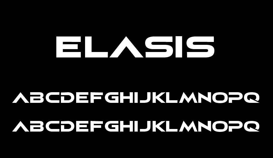 elasis font