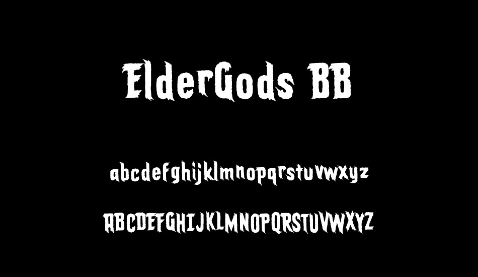 ElderGods BB font