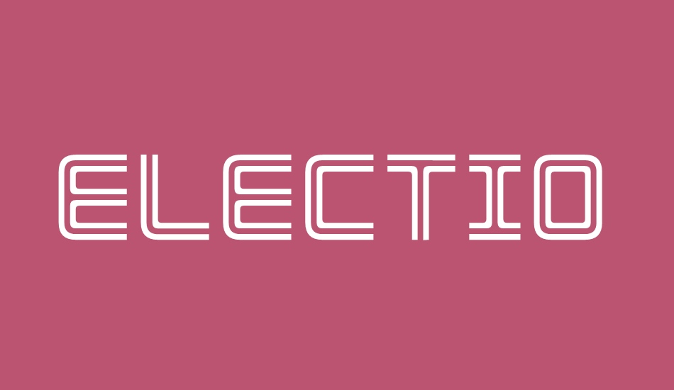 Election Day font big