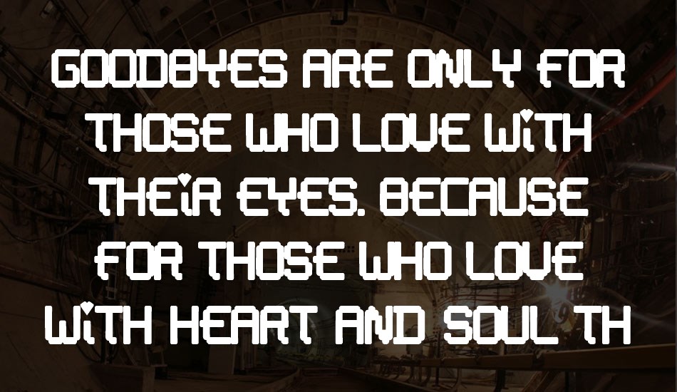 Electric Dreams font text