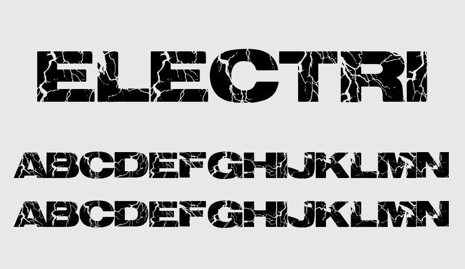 Electrical free font