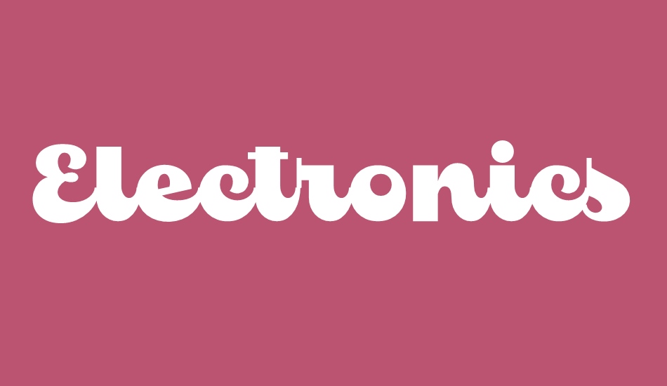 Electronics PERSONAL USE font big