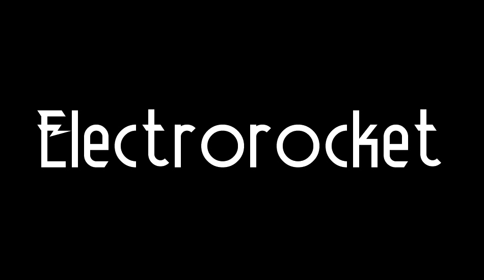 Electrorocket font big