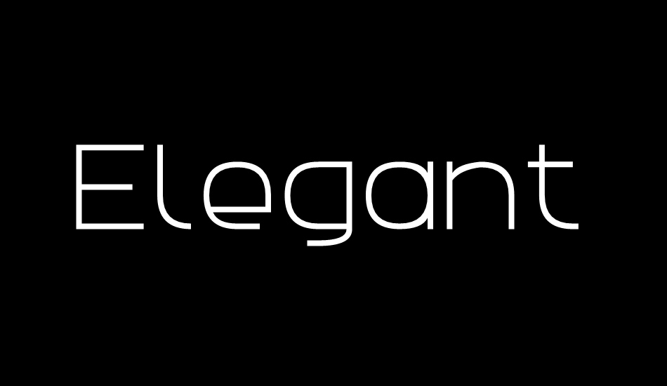 Elegant Line 7 font big