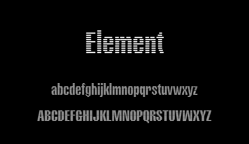 Element font