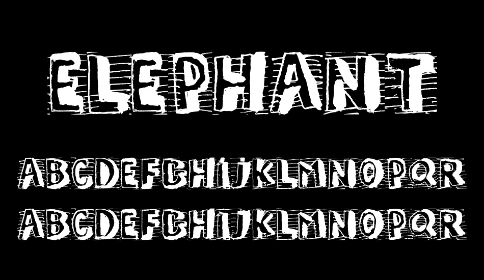 elephant font