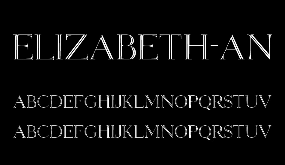 Elizabeth-ANN font