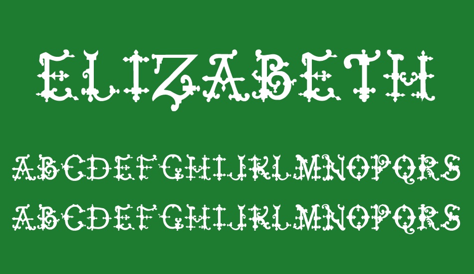 Elizabethan Initials tfb font