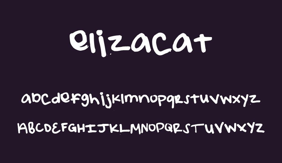 elizacat font