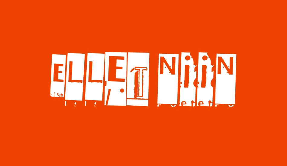 Ellet niin font big