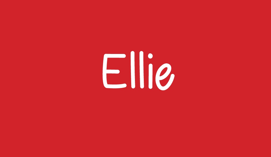 Ellie font big