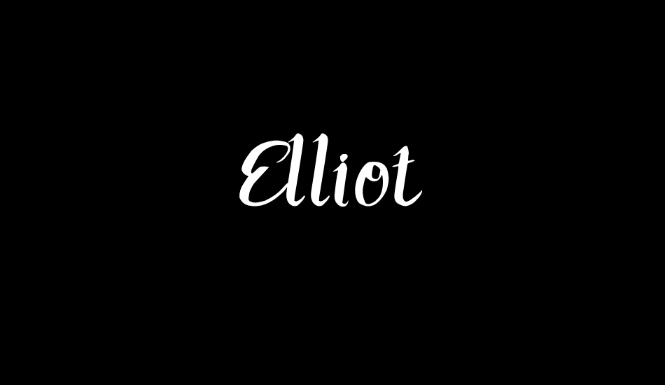 Elliot font big