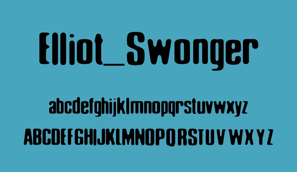 Elliot_Swonger font