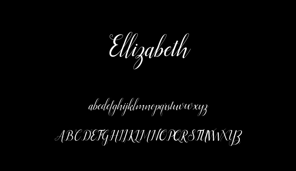 Ellizabeth font