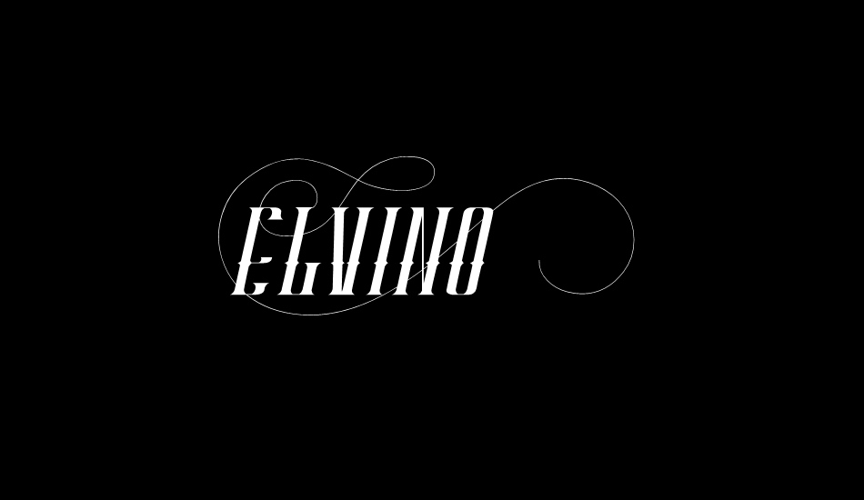 ELVINO Personal Use font big