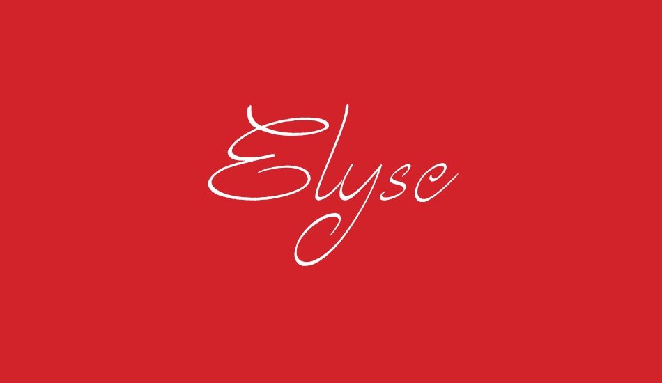 Elyse font big