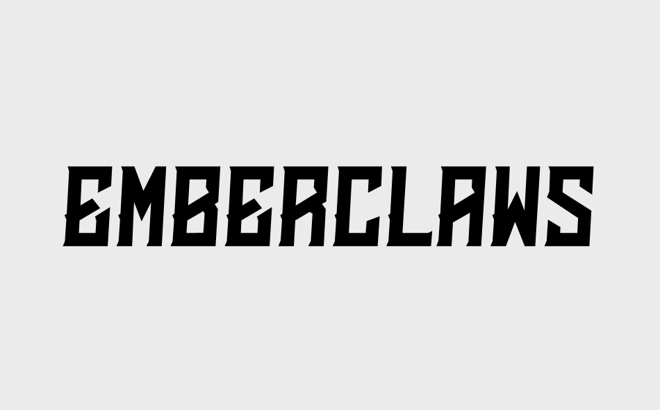 Emberclaws font big