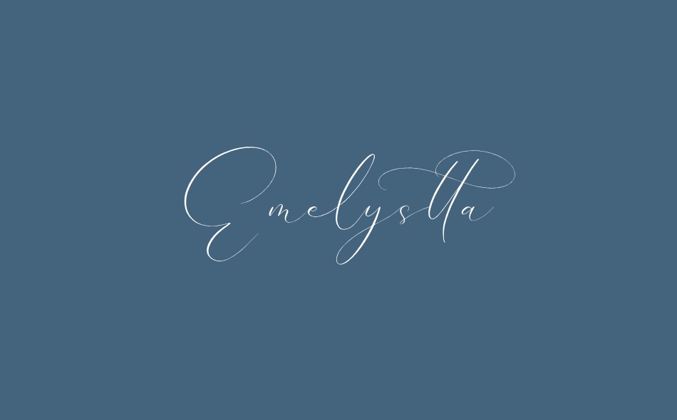 Emelystta font big